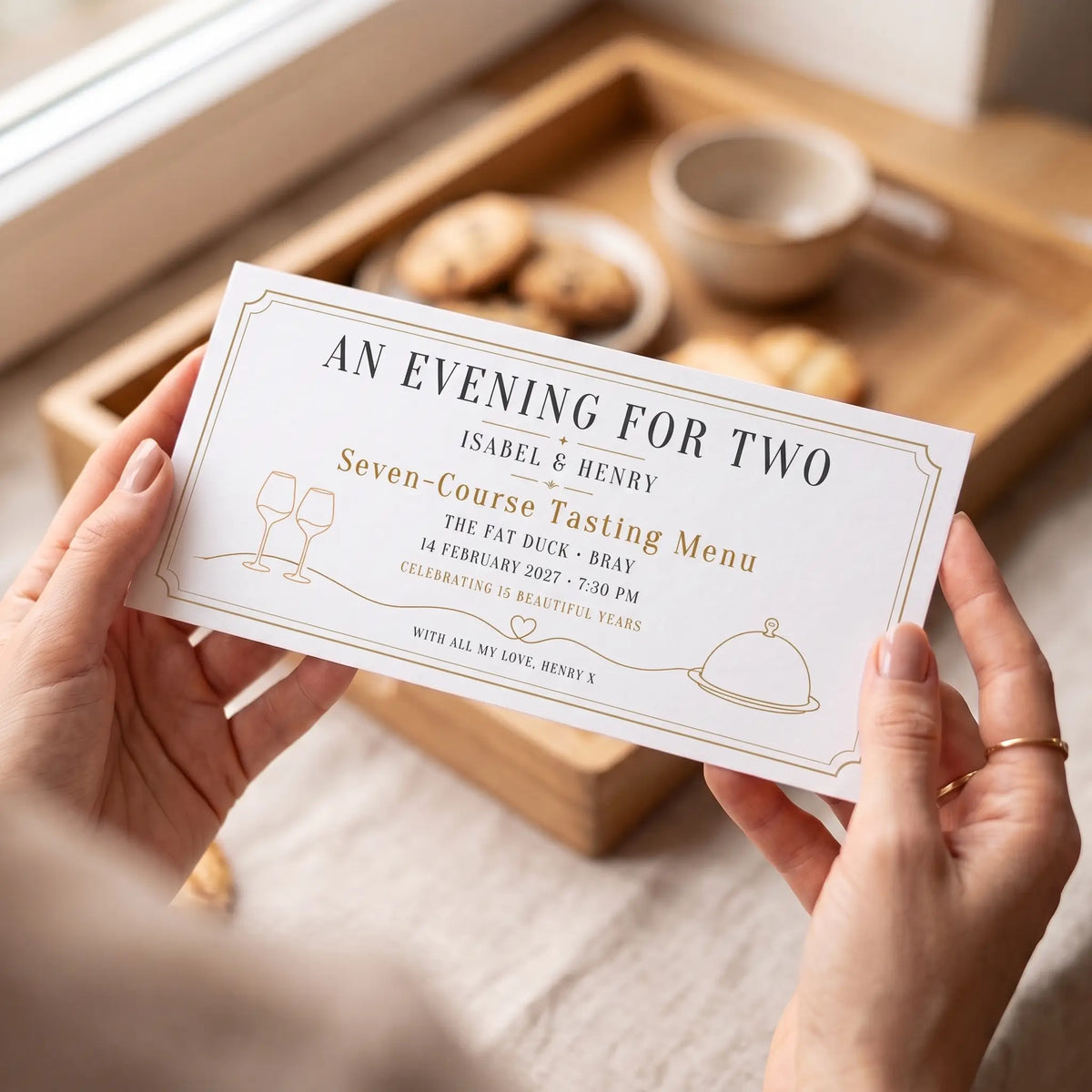 Evening for Two Experience Voucher in white